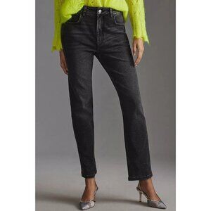 Pilcro Anthropologie Gem Rhinestone High Rise Straight Leg Jeans Size 26T NWT